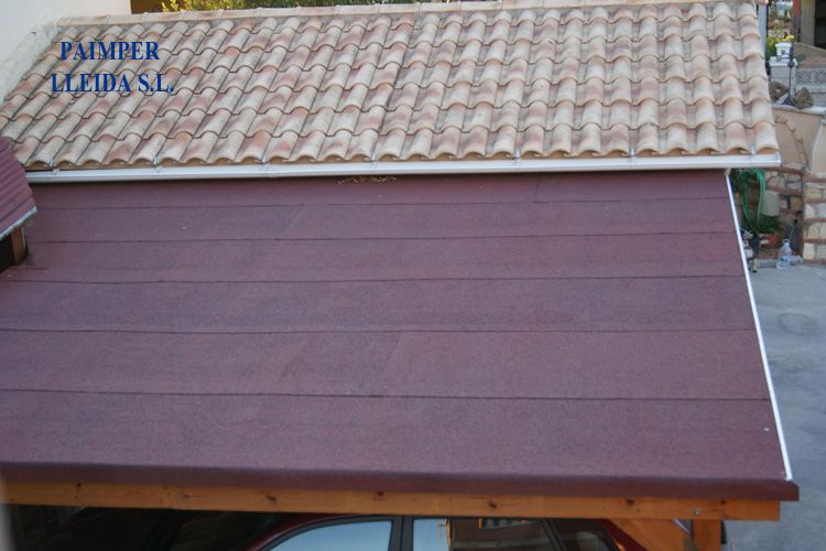 Impermeabilización de tejado de porche