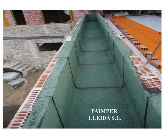 Impermeabilización de cubiertas ajardinadas o jardineras: Catálogo de productos de Paimper Lleida, S.L.