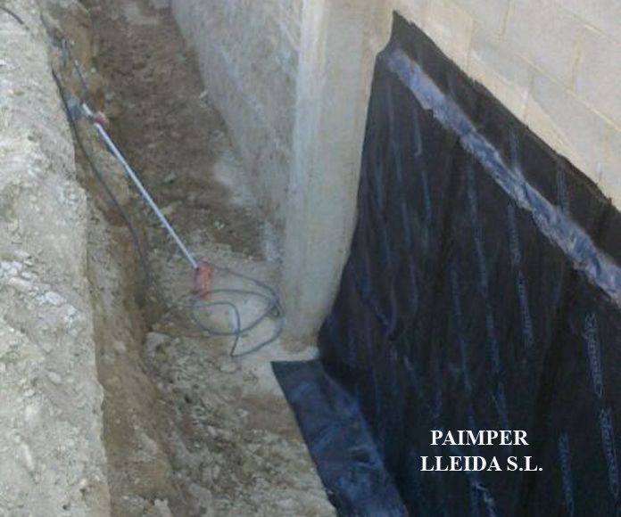Impermeabilización de muros: Catálogo de productos de Paimper Lleida, S.L. Impermeabilización de muros: Catálogo de productos de Paimper Lleida, S.L.