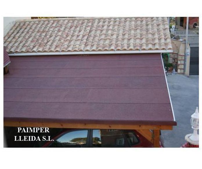 Cubiertas de tégola para porches Cubiertas de tégola para porches