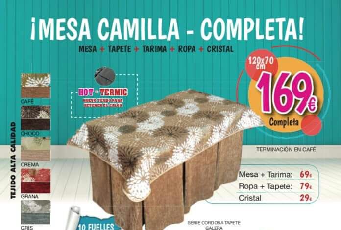 Mesas camilla: Productos y Ofertas de Don Electrodomésticos Tienda online Mesas camilla: Productos y Ofertas de Don Electrodomésticos Tienda online