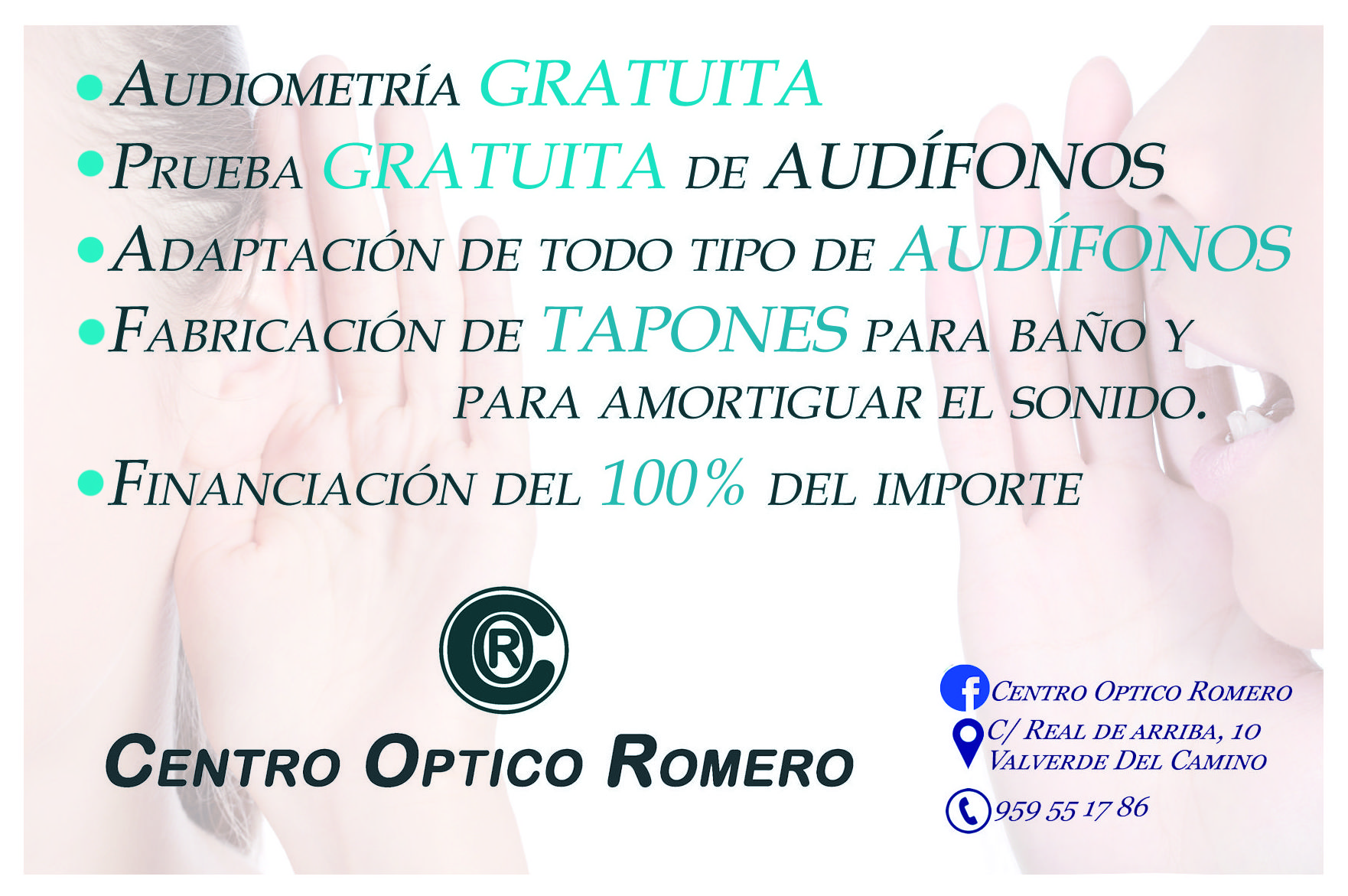 Audiología: Catálogo de Centro Óptico Romero Audiología: Catálogo de Centro Óptico Romero
