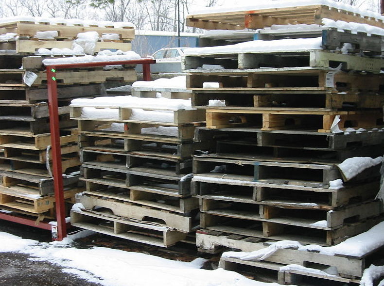 Fabricación de palés de madera