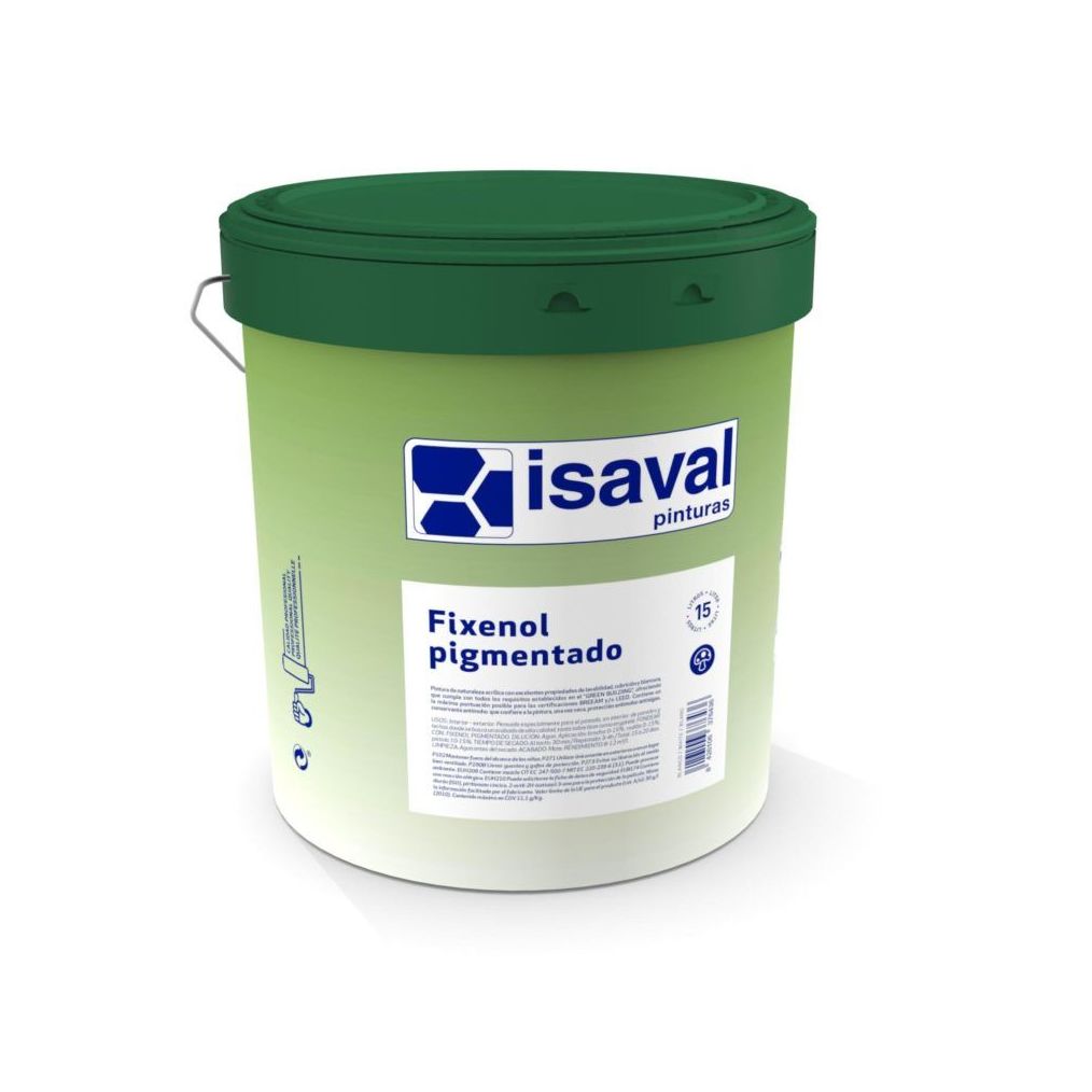 Fixenol pigmentado de ISAVAL en almacén de pinturas en ciudad lineal. Fixenol pigmentado de ISAVAL en almacén de pinturas en ciudad lineal.
