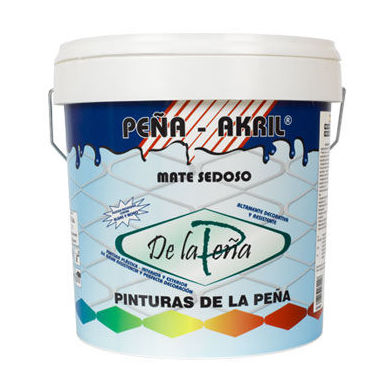 Pintura plástica PEÑA-AKRILL mate sedoso en almacén de pinturas en pueblo nuevo Pintura plástica PEÑA-AKRILL mate sedoso en almacén de pinturas en pueblo nuevo