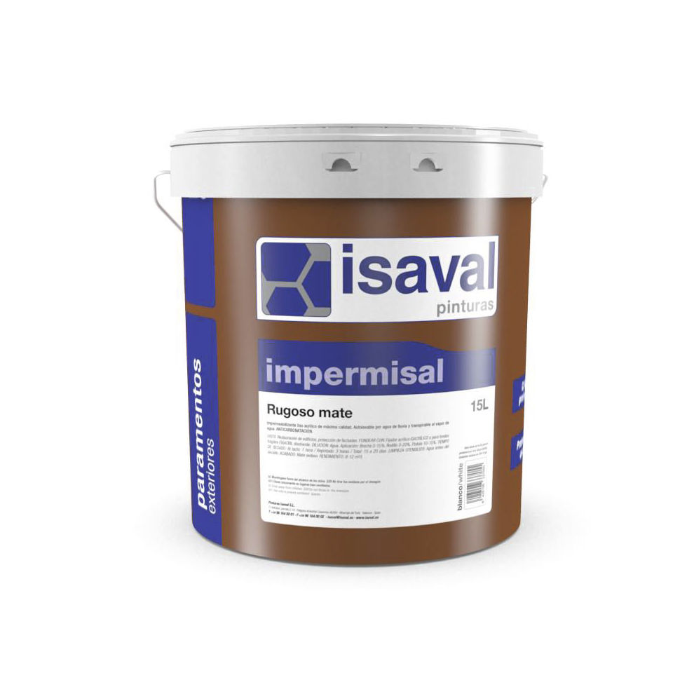 Revestimiento rugoso IMPERMISAL en tienda de pinturas en ciudad lineal. Revestimiento rugoso IMPERMISAL en tienda de pinturas en ciudad lineal.