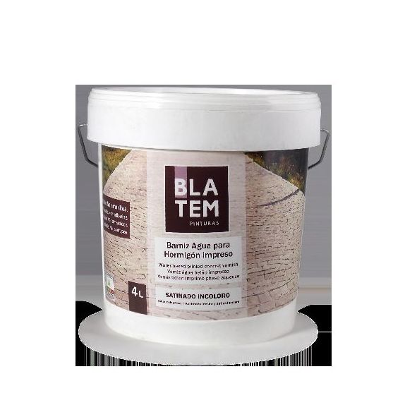 Barniz al agua para hormigon impreso de BLATEM en tienda de pinturas en ventas. Barniz al agua para hormigon impreso de BLATEM en tienda de pinturas en ventas.