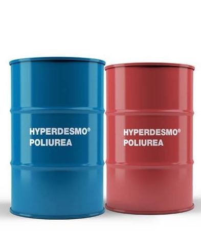 HYPERDESMO®-POLIUREA-HC en almacén de pinturas en ciudad lineal. HYPERDESMO®-POLIUREA-HC en almacén de pinturas en ciudad lineal.