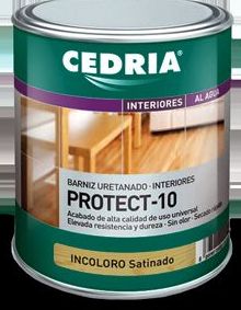 Barniz PROTECT 10 CEDRIA en almacén de pinturas en pueblo nuevo. Barniz PROTECT 10 CEDRIA en almacén de pinturas en pueblo nuevo.