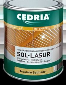 Sol Lasur CEDRIA en almacén de pinturas en pueblo nuevo. Sol Lasur CEDRIA en almacén de pinturas en pueblo nuevo.