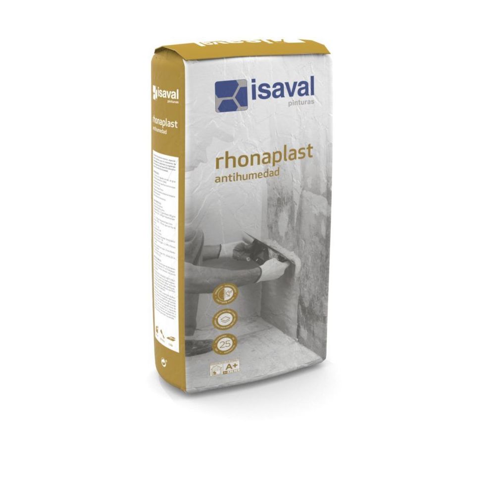 Rhonaplast® Antihumedad de ISAVAL en almacén de pinturas en pueblo nuevo. Rhonaplast® Antihumedad de ISAVAL en almacén de pinturas en pueblo nuevo.