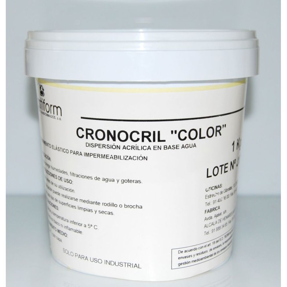 Cronocrill de PLASTIFORM en almacen de pinturas en ciudad lineal. Cronocrill de PLASTIFORM en almacen de pinturas en ciudad lineal.