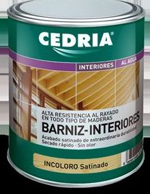 Barniz interior CEDRIA en almacén de pinturas en ciudad lineal. Barniz interior CEDRIA en almacén de pinturas en ciudad lineal.