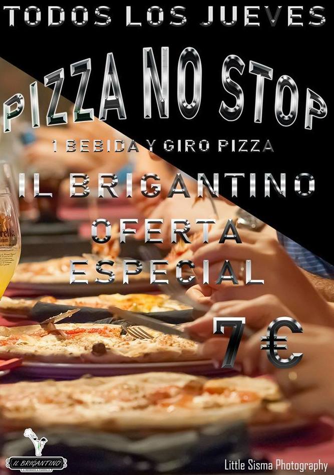 Oferta especial jueves: Restaurante Pizzería de IL Brigantino Ristorante Oferta especial jueves: Restaurante Pizzería de IL Brigantino Ristorante