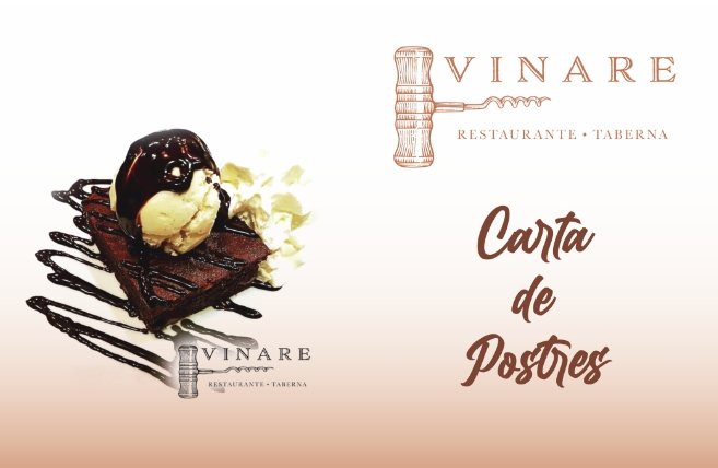 Nuestro momento más dulce: Nuestra carta de Restaurante Taberna Vinare Nuestro momento más dulce: Nuestra carta de Restaurante Taberna Vinare