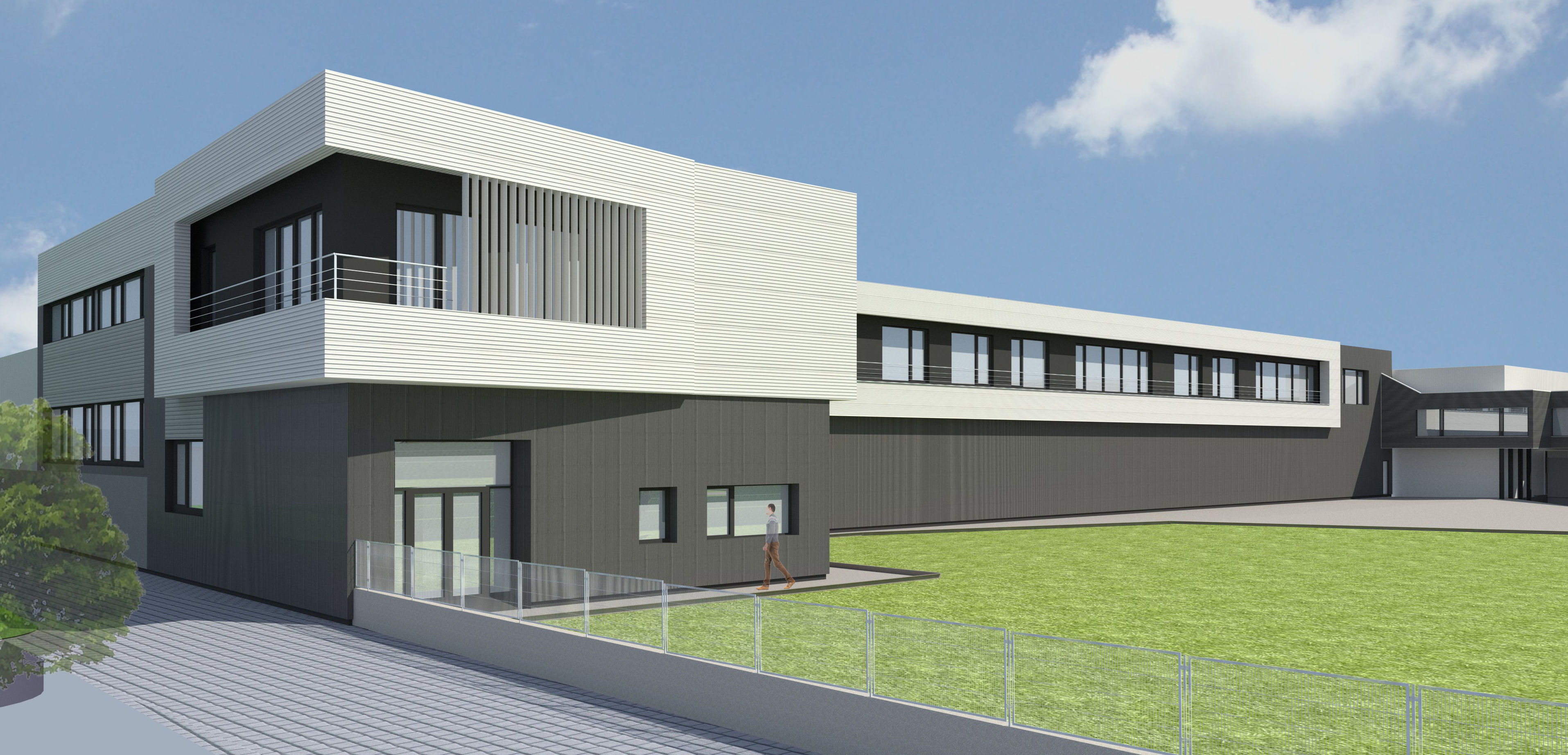 PIERBURG S.A. Nuevo edificio industrial y de oficinas. Abadiño 2016.: Servicios y proyectos de Maurtua Arquitectos PIERBURG S.A. Nuevo edificio industrial y de oficinas. Abadiño 2016.: Servicios y proyectos de Maurtua Arquitectos