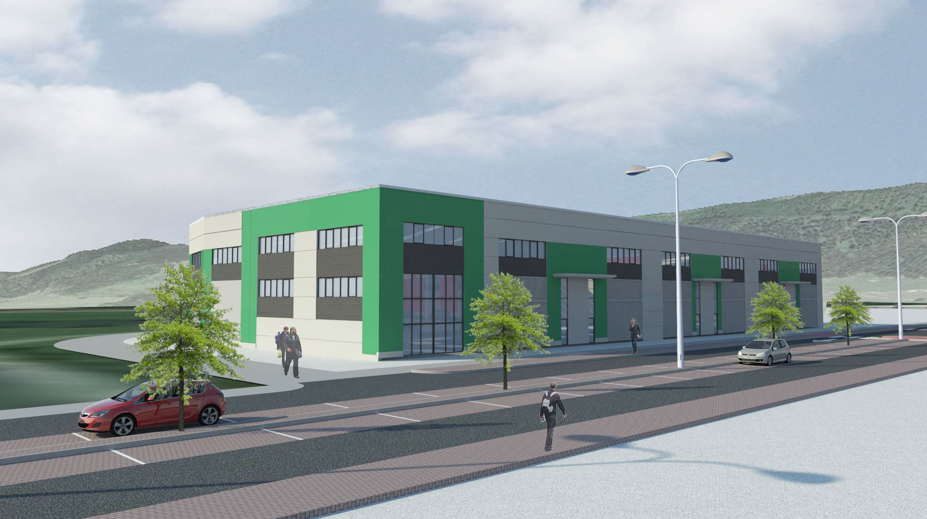 Nueva nave industrial. Ampliación. SAPUI ARRIANDI B. Parcela 7A1. Iurreta.: Servicios y proyectos de Maurtua Arquitectos Nueva nave industrial. Ampliación. SAPUI ARRIANDI B. Parcela 7A1. Iurreta.: Servicios y proyectos de Maurtua Arquitectos