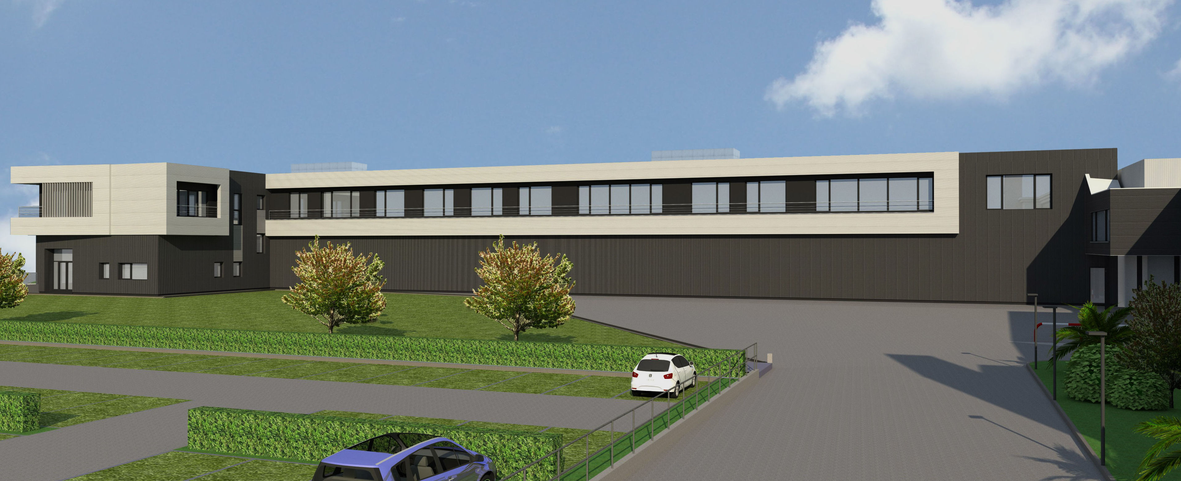 PIERBURG S.A. Nuevo edificio industrial y de oficinas. Abadiño 2016.: Servicios y proyectos de Maurtua Arquitectos PIERBURG S.A. Nuevo edificio industrial y de oficinas. Abadiño 2016.: Servicios y proyectos de Maurtua Arquitectos