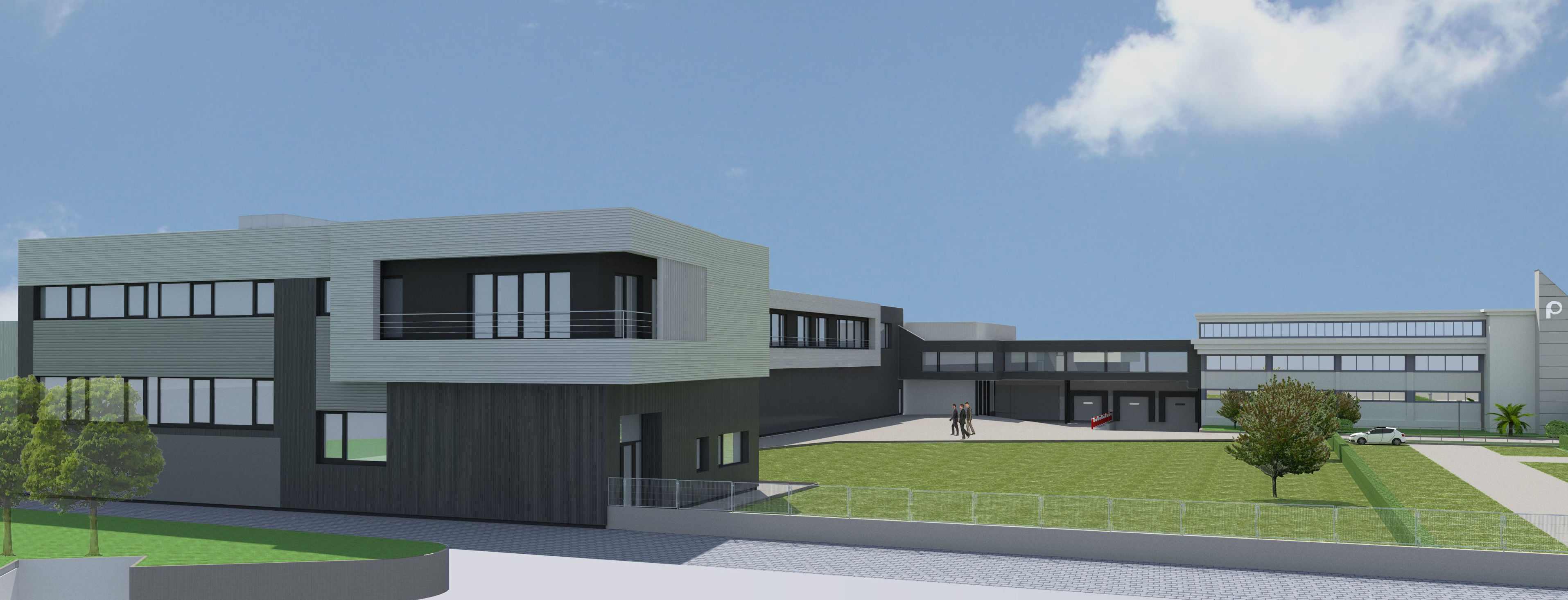 PIERBURG S.A. Nuevo edificio industrial y de oficinas. Abadiño 2016.: Servicios y proyectos de Maurtua Arquitectos PIERBURG S.A. Nuevo edificio industrial y de oficinas. Abadiño 2016.: Servicios y proyectos de Maurtua Arquitectos