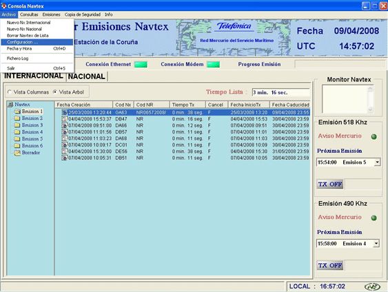 Software de gestión de transmisión Navtex: Productos de Invelco Software de gestión de transmisión Navtex: Productos de Invelco