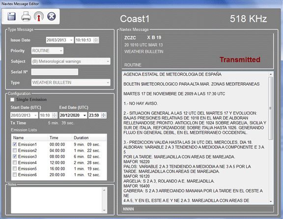 Software de gestión de transmisión Navtex: Productos de Invelco Software de gestión de transmisión Navtex: Productos de Invelco