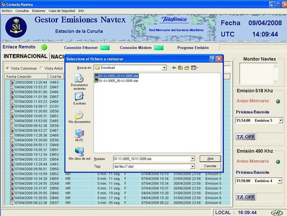 Software de gestión de transmisión Navtex: Productos de Invelco Software de gestión de transmisión Navtex: Productos de Invelco