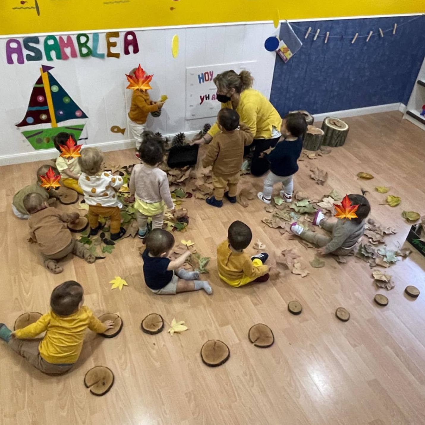 Instalación del Otoño. Escuelas Infantiles en San Sebastián de los Reyes