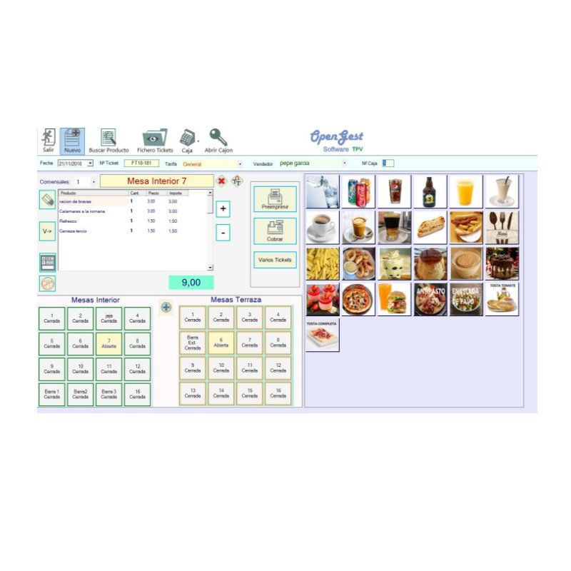 TPV Hostelería: Softwares de gestión de Opengest TPV Hostelería: Softwares de gestión de Opengest