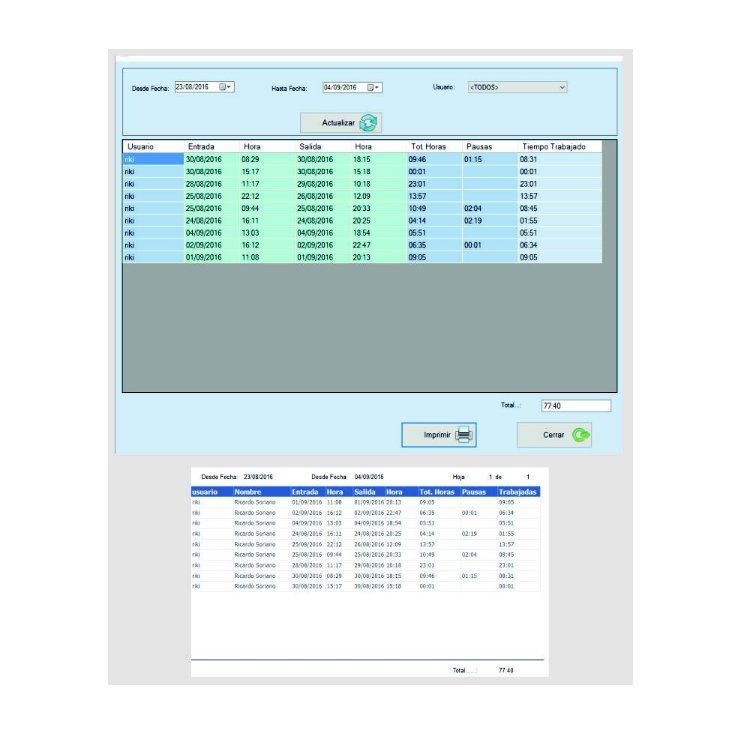 Control fichajes empleados: Softwares de gestión de Opengest Control fichajes empleados: Softwares de gestión de Opengest
