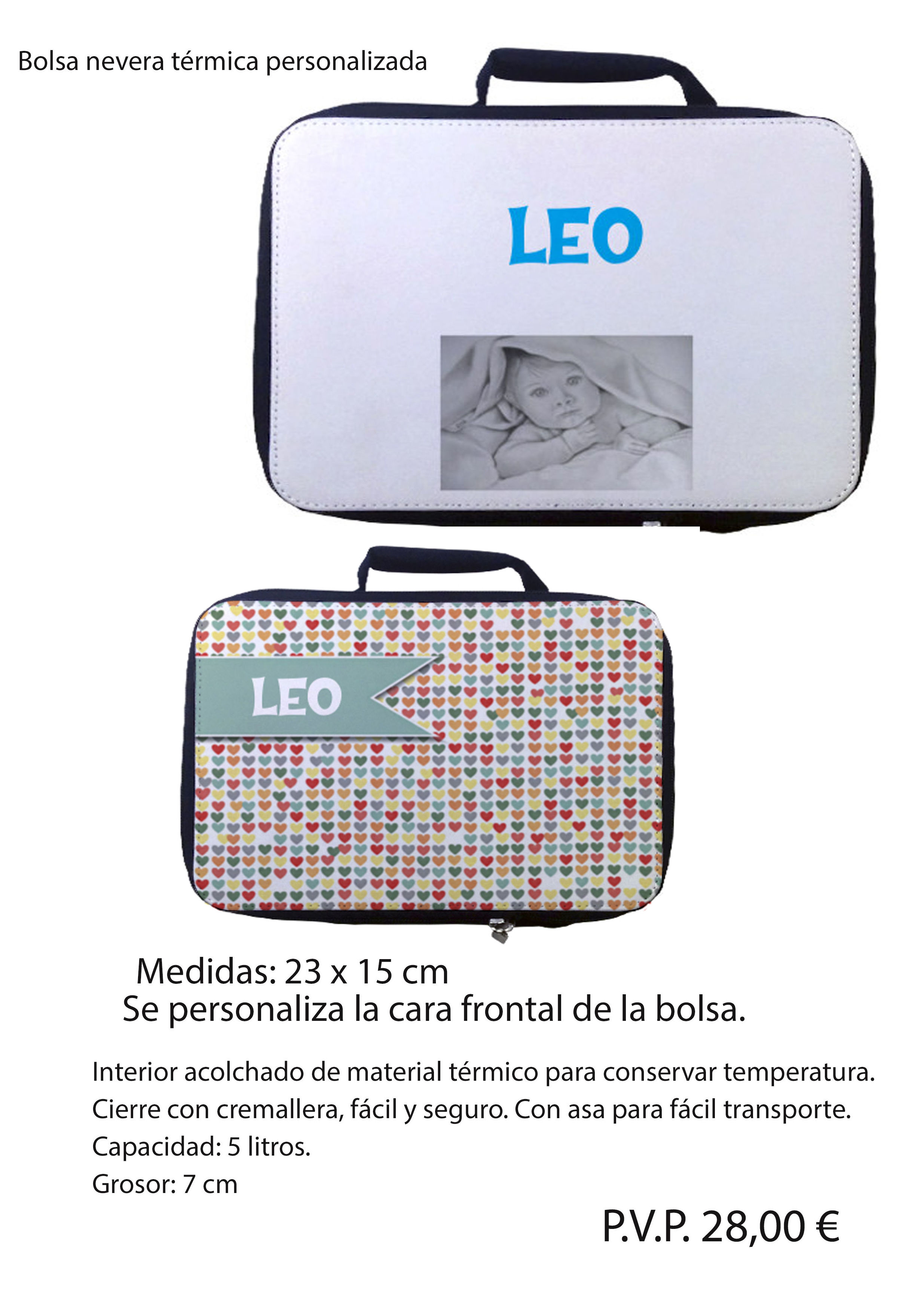 Bolsa nevera termica para meriendas bebé Bolsa nevera termica para meriendas bebé