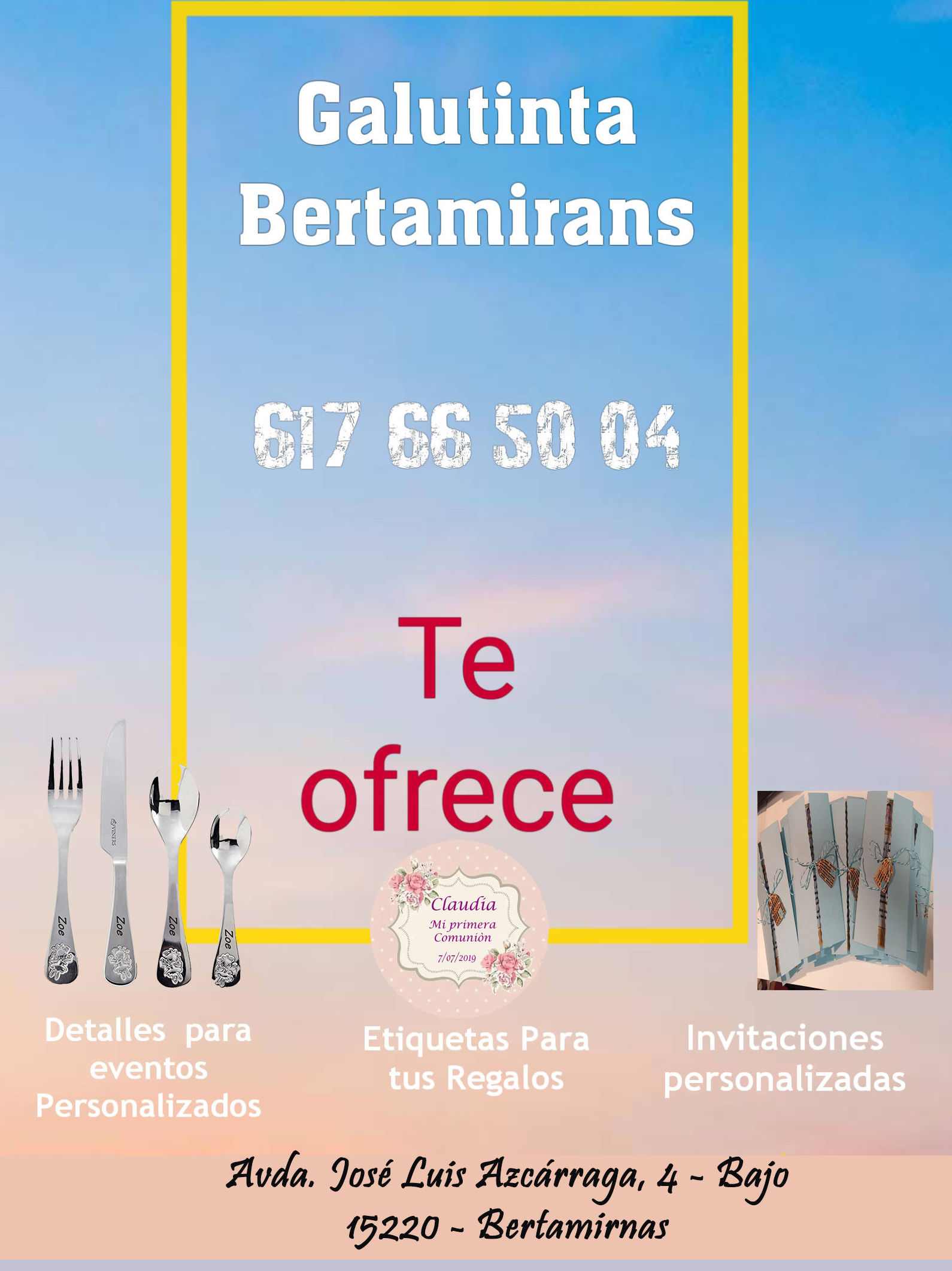 TARJETAS, INVITACIONES, DETALLES PARA TODO TIPO DE EVENTOS TARJETAS, INVITACIONES, DETALLES PARA TODO TIPO DE EVENTOS