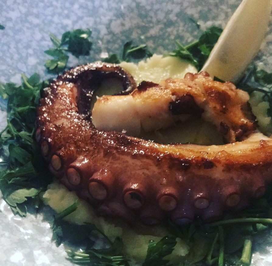 Pulpo y gambas: Nuestros platos de Marytierra Santa Eulalia Pulpo y gambas: Nuestros platos de Marytierra Santa Eulalia