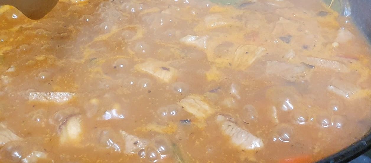 Arroz caldoso de presas ibérica con boletus Arroz caldoso de presas ibérica con boletus
