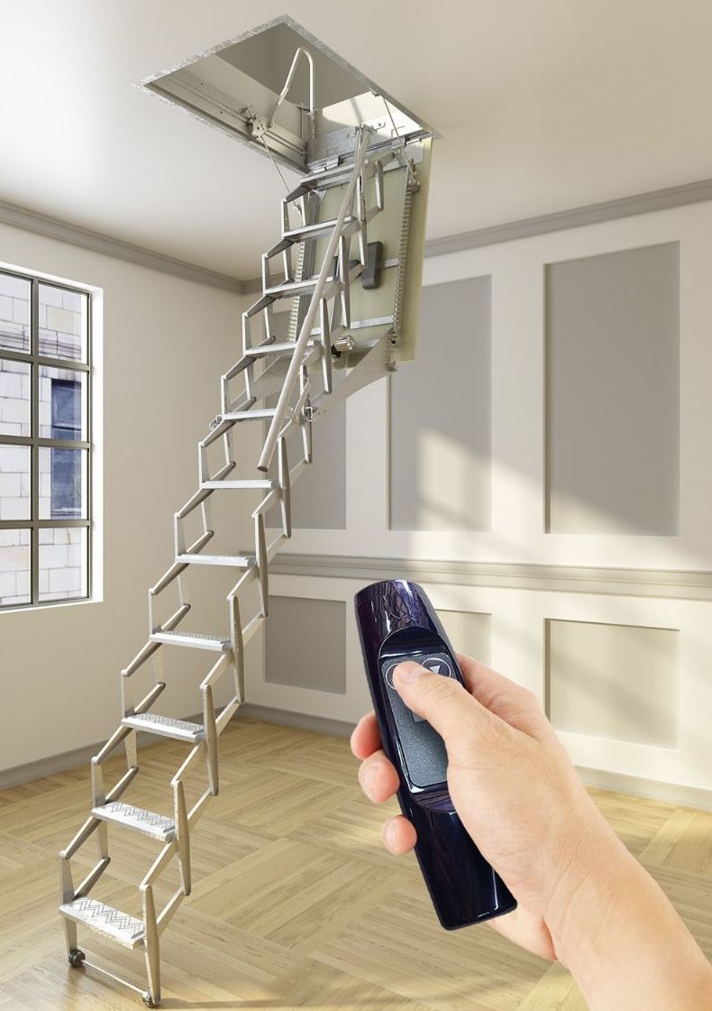 Escalera plegable techo automática en Vizcaya: PRODUCTOS de CARPINTERIA MAZUSTEGUI S.L Escalera plegable techo automática en Vizcaya: PRODUCTOS de CARPINTERIA MAZUSTEGUI S.L