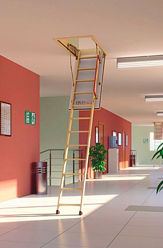ESCALERA DE MADERA PLEGABLE A TRAMOS: PRODUCTOS de CARPINTERIA MAZUSTEGUI S.L ESCALERA DE MADERA PLEGABLE A TRAMOS: PRODUCTOS de CARPINTERIA MAZUSTEGUI S.L