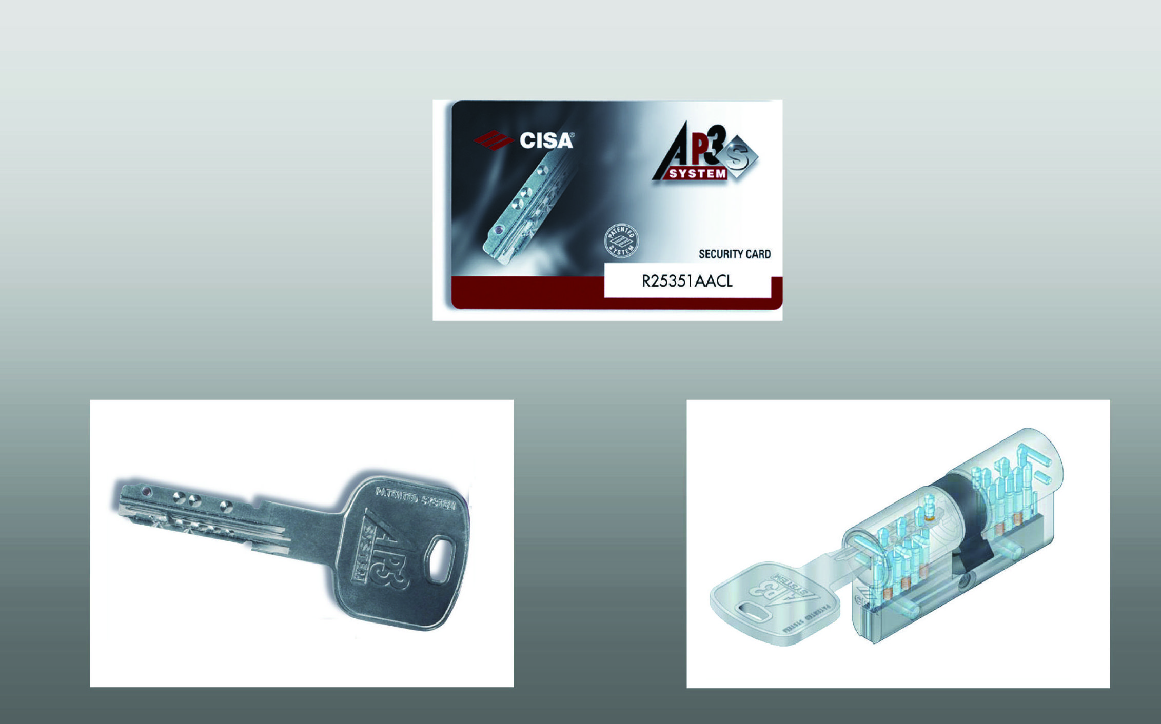 Cilindro de seguridad CISA AP3S. Cilindro de seguridad CISA AP3S.