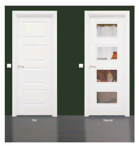 Modelo 104 Puerta lacada de calidad estándar Modelo 104 Puerta lacada de calidad estándar