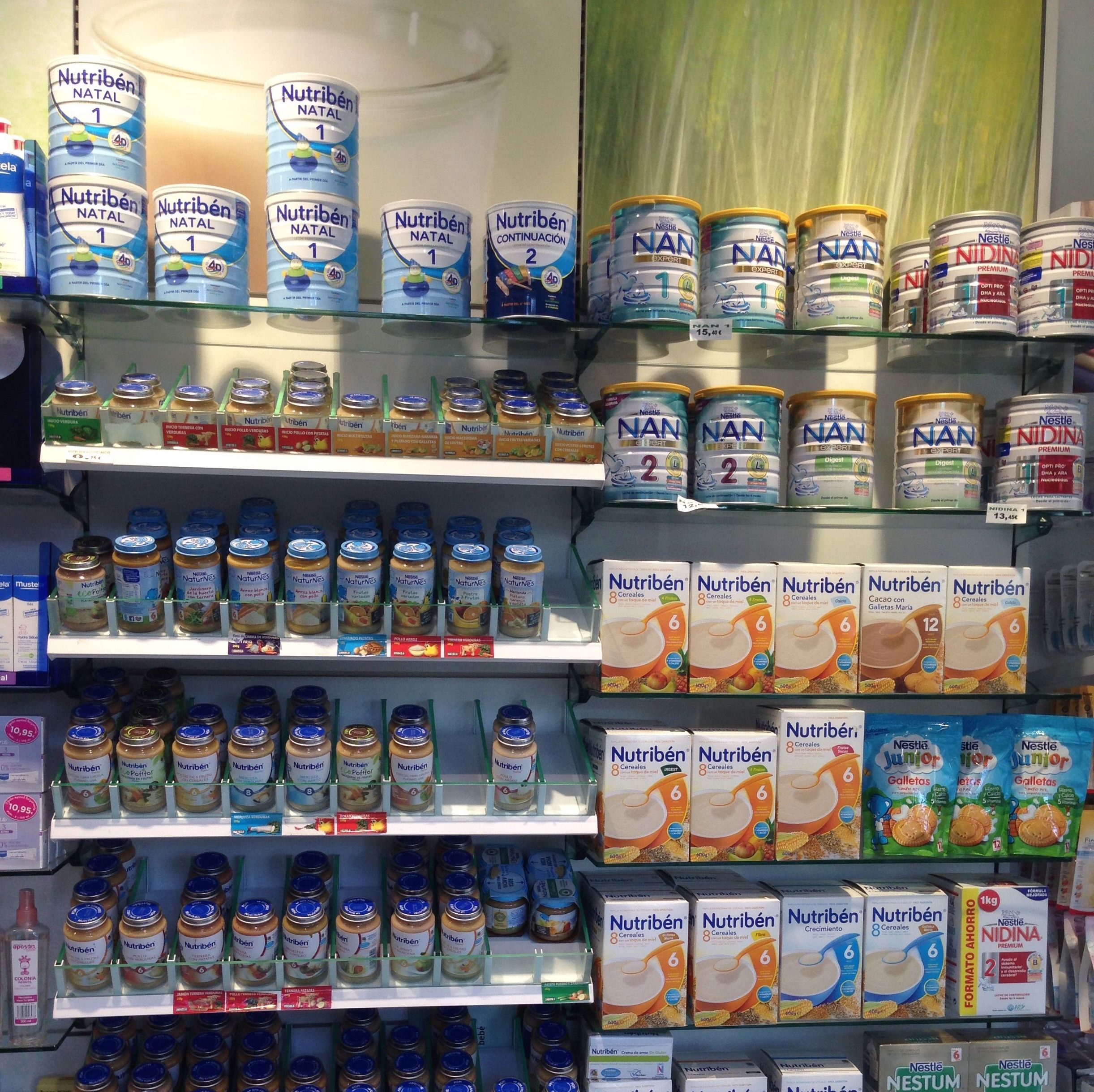 Nutrición infantil Farmacia Ortopedia Betanzos