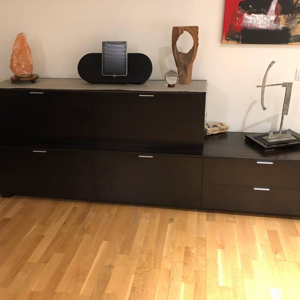Mueble comedor, foto del antes de hacer la restauración, en lacado colina, Esplugues de llobregat Mueble comedor, foto del antes de hacer la restauración, en lacado colina, Esplugues de llobregat
