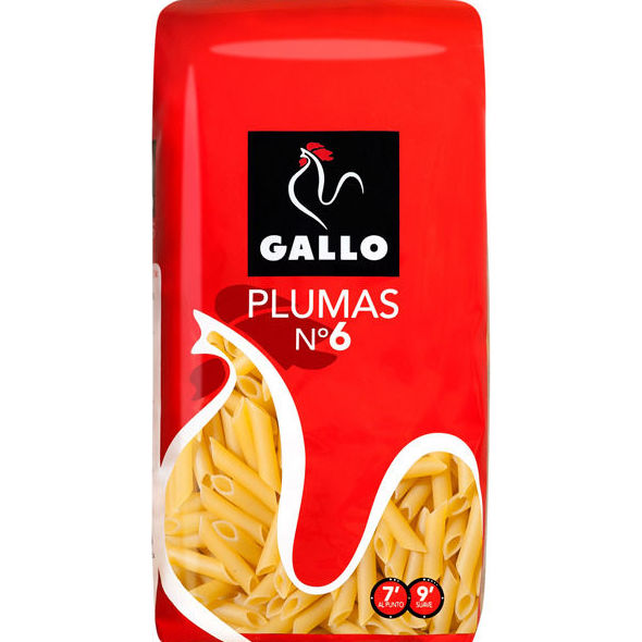 MACARRONES PLUMAS 'GALLO'