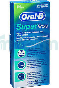 ORAL B SUPER FLOSS 50 HEBRAS: Productos y Servicios de Farmacia-Ortopedia Can Parellada ORAL B SUPER FLOSS 50 HEBRAS: Productos y Servicios de Farmacia-Ortopedia Can Parellada
