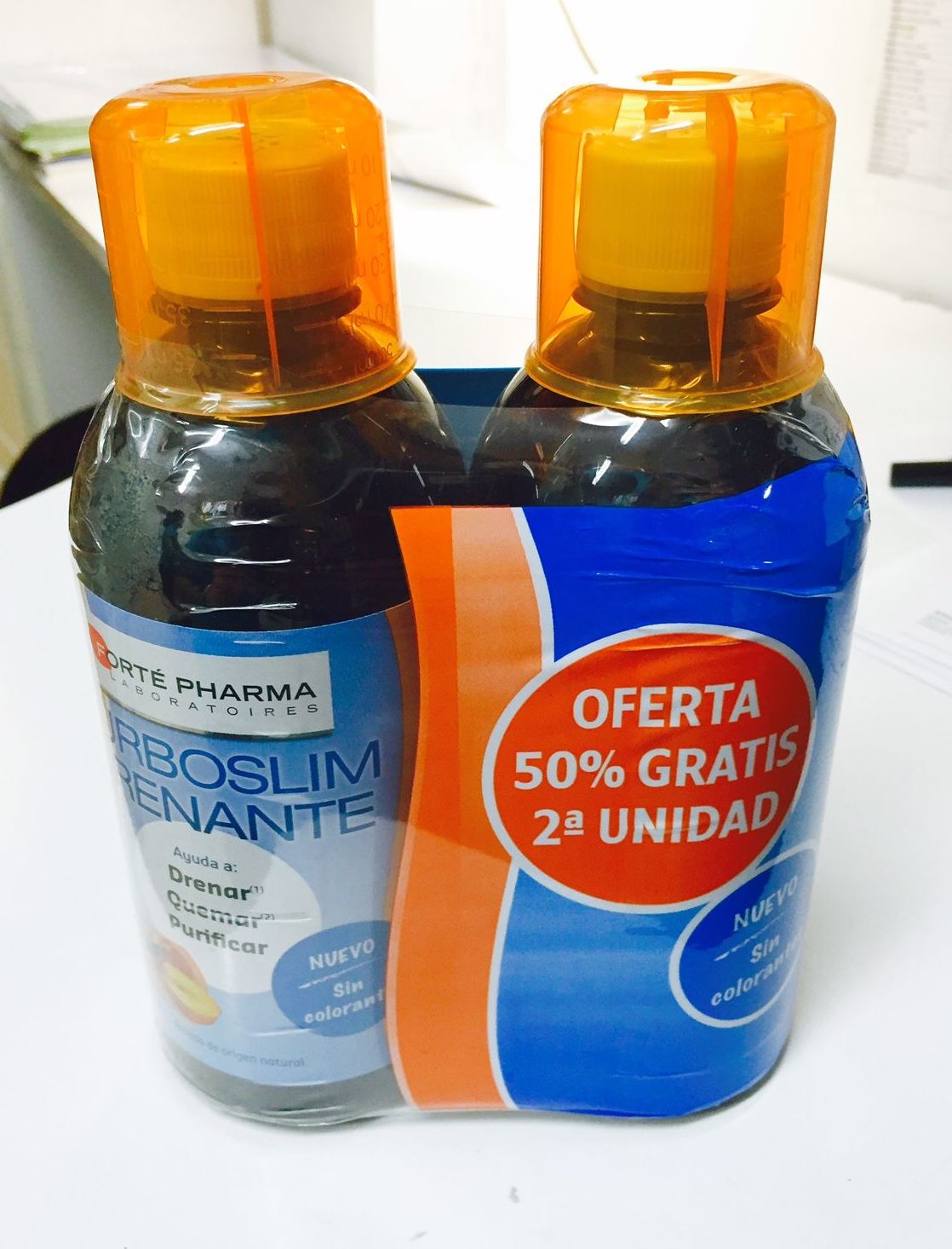 TURBOSLIM DRENANTE PACK 2X500ML MELOCOTÓN: Productos y Servicios de Farmacia-Ortopedia Can Parellada TURBOSLIM DRENANTE PACK 2X500ML MELOCOTÓN: Productos y Servicios de Farmacia-Ortopedia Can Parellada