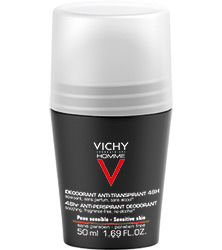 VICHY HOMME DESODORANTE BOLA PIELES SENSIBLES 50ML: Productos y Servicios de Farmacia-Ortopedia Can Parellada VICHY HOMME DESODORANTE BOLA PIELES SENSIBLES 50ML: Productos y Servicios de Farmacia-Ortopedia Can Parellada