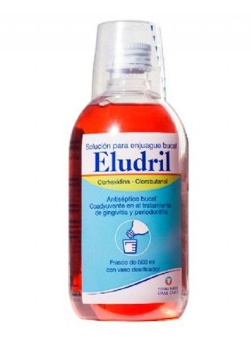 ELUDRIL SOLUCION PARA ENJUAGUE BUCAL 200 o 500 ML: Productos y Servicios de Farmacia-Ortopedia Can Parellada ELUDRIL SOLUCION PARA ENJUAGUE BUCAL 200 o 500 ML: Productos y Servicios de Farmacia-Ortopedia Can Parellada