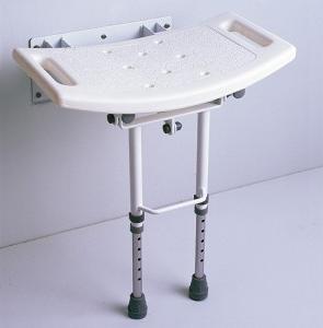 Asiento baño abatible con patas Asiento baño abatible con patas