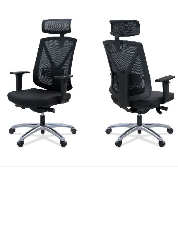 sillón ergonómico de oficina miro-03 con cabezal y brazos regulables sillón ergonómico de oficina miro-03 con cabezal y brazos regulables