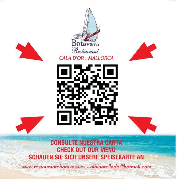 Código QR: Sugerencias de Restaurante Botavara Código QR: Sugerencias de Restaurante Botavara