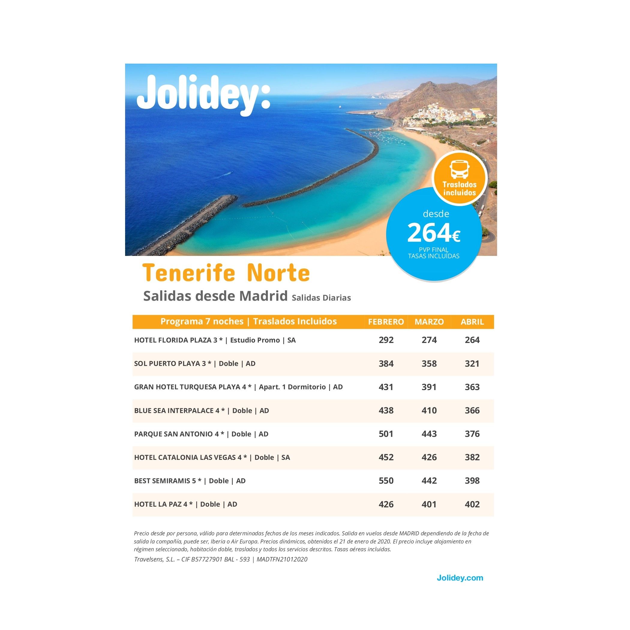 Jolidey: Tenerife Norte: Contrata tu viaje de Viajes Iberplaya Jolidey: Tenerife Norte: Contrata tu viaje de Viajes Iberplaya