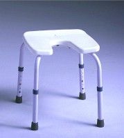 Taburete de ducha con asiento en "U" Taburete de ducha con asiento en "U"