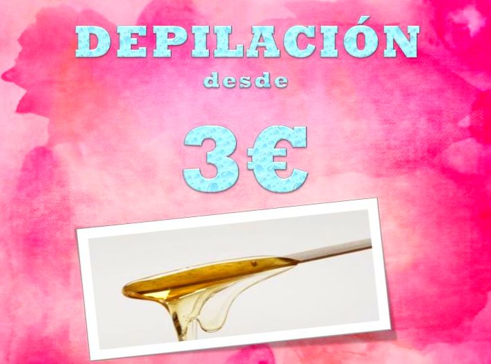 DEPILACIÓN DESDE 3€ }}